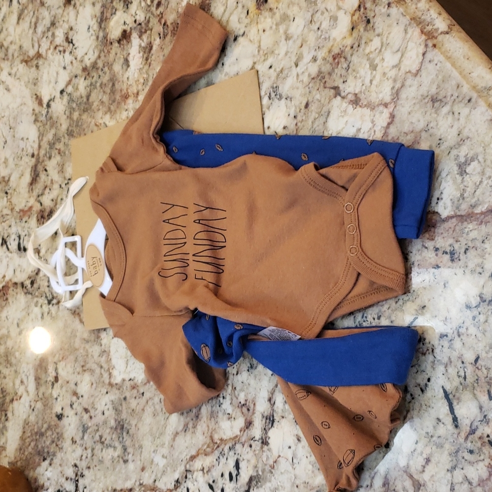 Rae Dunn Baby Football Outfit